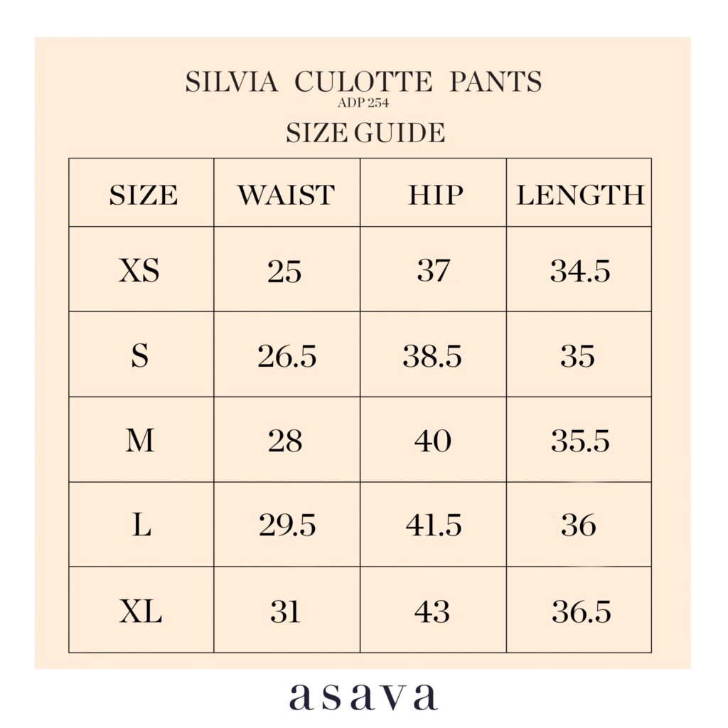 Culotte Pants - ASAVAGROUP