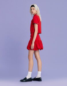 スカート S ring balloon skirt the red thread THEREDTHREAD / ザレッドスレッド】S ring balloon skirt